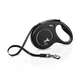 FLEXI Classic, Retractable Dog Leash, Nylon, Black, M (25 kg, 5 m)