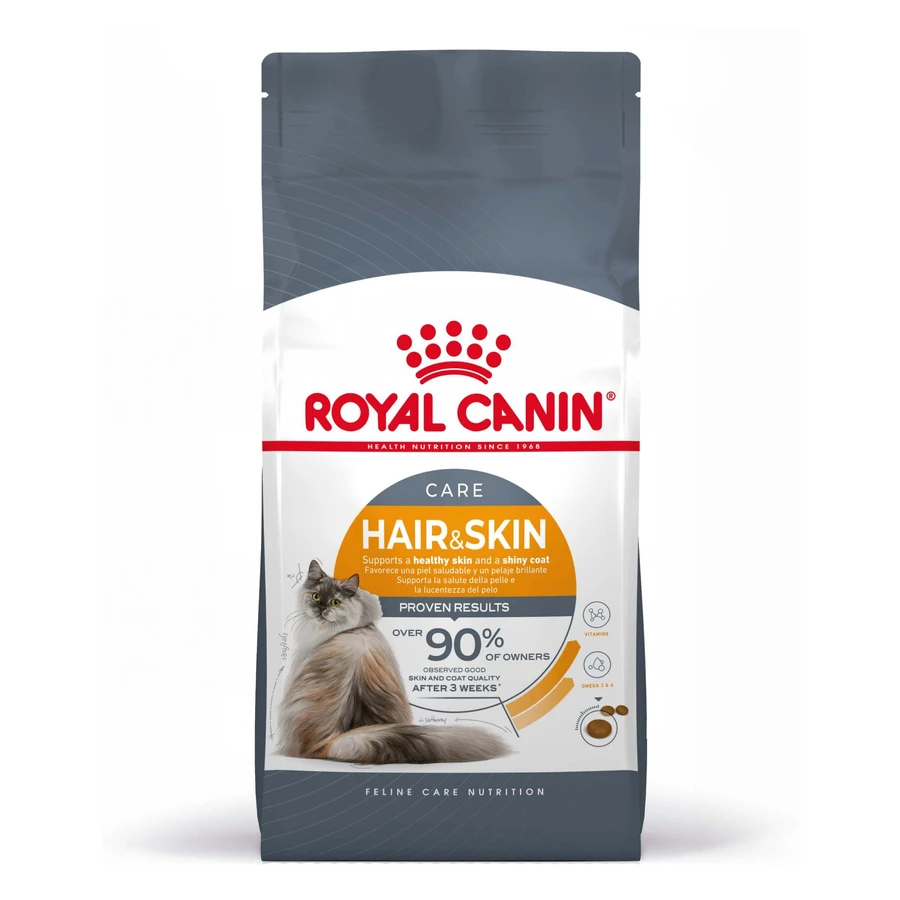 ROYAL CANIN Hair & Skin Care Adult, droogvoer voor katten, huid en vacht, 4 kg