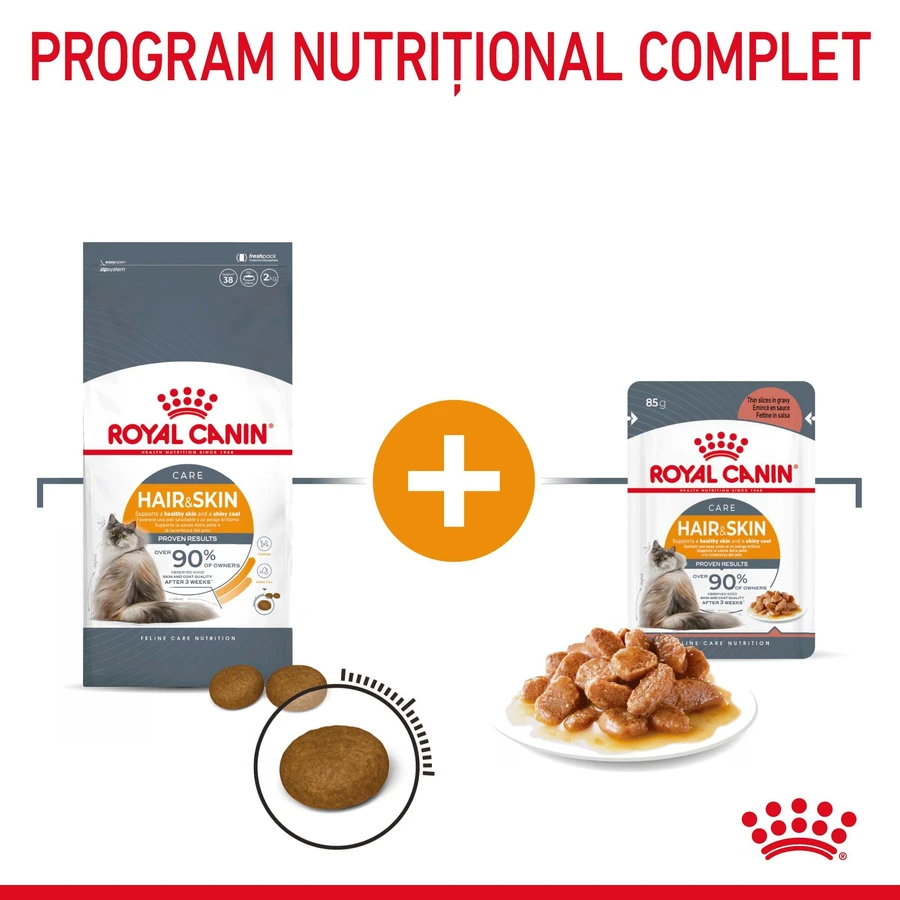 ROYAL CANIN Hair & Skin Care Adult, droogvoer voor katten, huid en vacht, 4 kg
