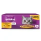 WHISKAS 1+ Poultry Feasts Selections, aves, comida húmeda para gatos en bolsitas (en gelatina), paquete múltiple, 85 g x 80