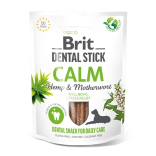 BRIT Dental Stick Calm Hanf & Gänsefuß, XS–XL, funktionelle Hundesnacks, für das Nervensystem und zur Beruhigung, 120 g