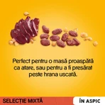 PEDIGREE Mixed Selection, XS-XL, rundvlees en gevogelte, zakjes nat hondenvoer (in aspic), multipack, 100 g x 4