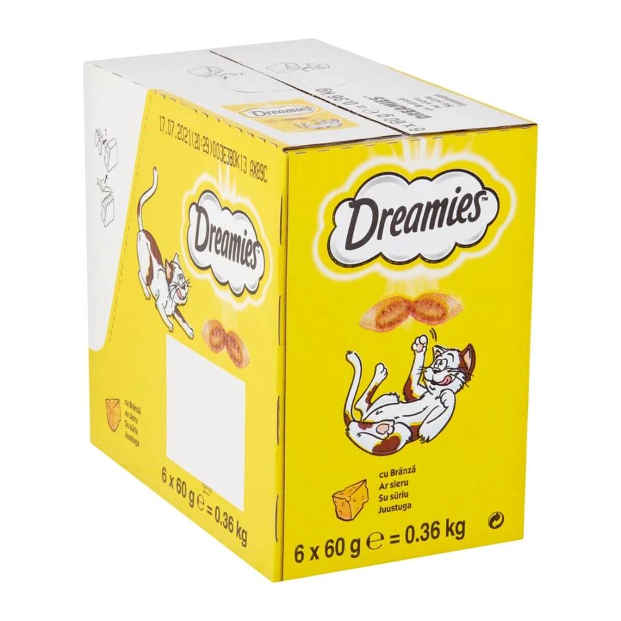 DREAMIES, Kaas, Zakje met kattensnoepjes, 60 g