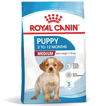 ROYAL CANIN Medium Puppy, Trockenfutter für junge Hunde, 3 kg