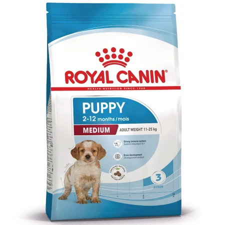 ROYAL CANIN Medium Puppy, Trockenfutter für junge Hunde, 3 kg