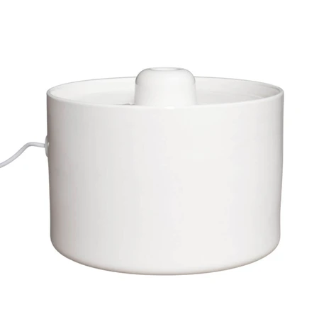SHAW Ceramic Water Fountain, cat fountain, round, filtration system, ceramic, beige, 2L