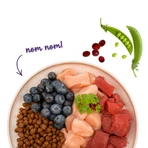 SANABELLE Adult, Ostrich and Blueberries, dry cat food, 400g