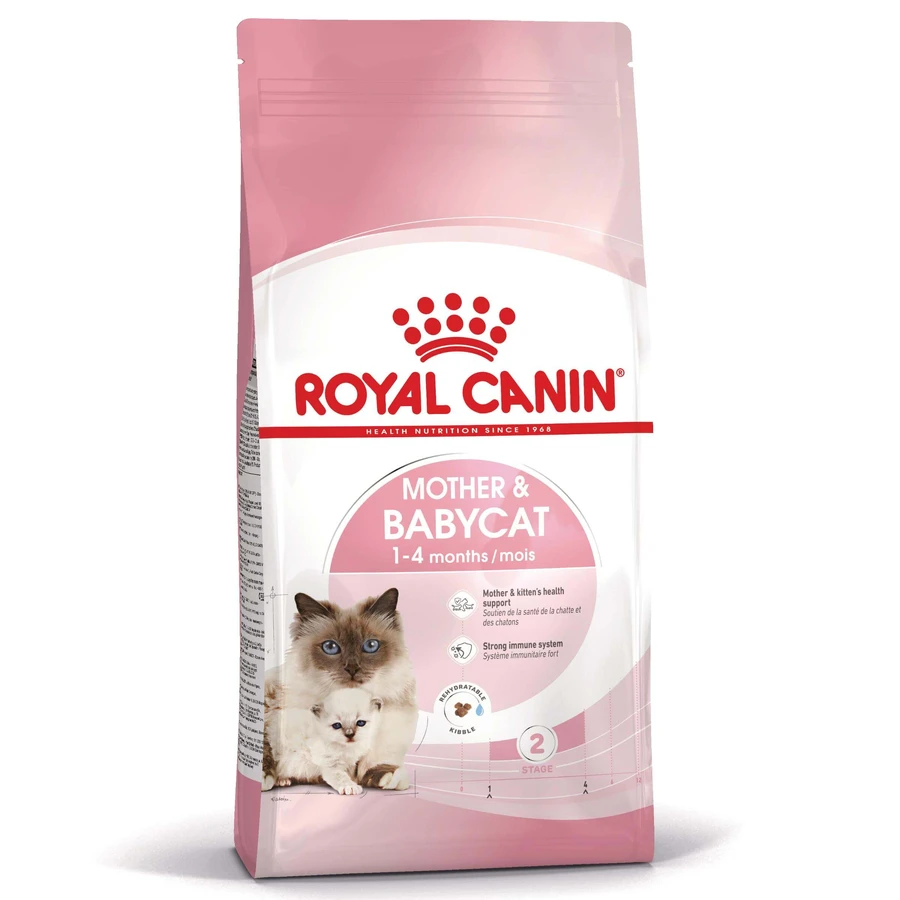 ROYAL CANIN Mother & BabyCat, pienso seco para gatas y gatitos, 2 kg