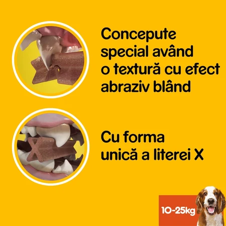 PEDIGREE DentaStix, M, Hondenkoekjes Megapack, 7 stuks x 8, 1,44 kg