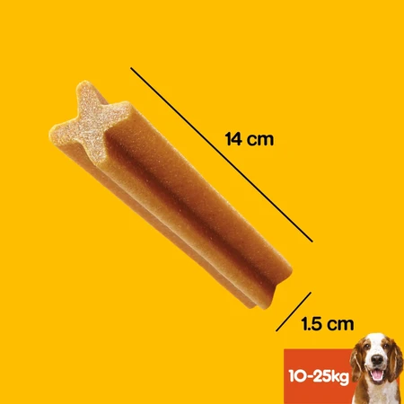 PEDIGREE DentaStix, M, Hondenkoekjes Megapack, 7 stuks x 8, 1,44 kg