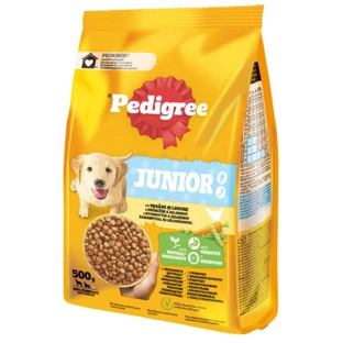 PEDIGREE Junior, M-XL, Aves y verduras, pienso seco para perros jóvenes, 500 g