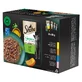 SHEBA Nature's Collection Selección variada, carne y pescado, comida húmeda para gatos sin cereales en bolsitas (en salsa), paquete grande, 85 g x 12 bolsitas