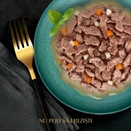 SHEBA Nature's Collection Selección variada, carne y pescado, comida húmeda para gatos sin cereales en bolsitas (en salsa), paquete grande, 85 g x 12 bolsitas