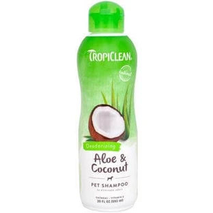 TropiClean Shampoo mit Aloe und Kokosnuss, 592 ml