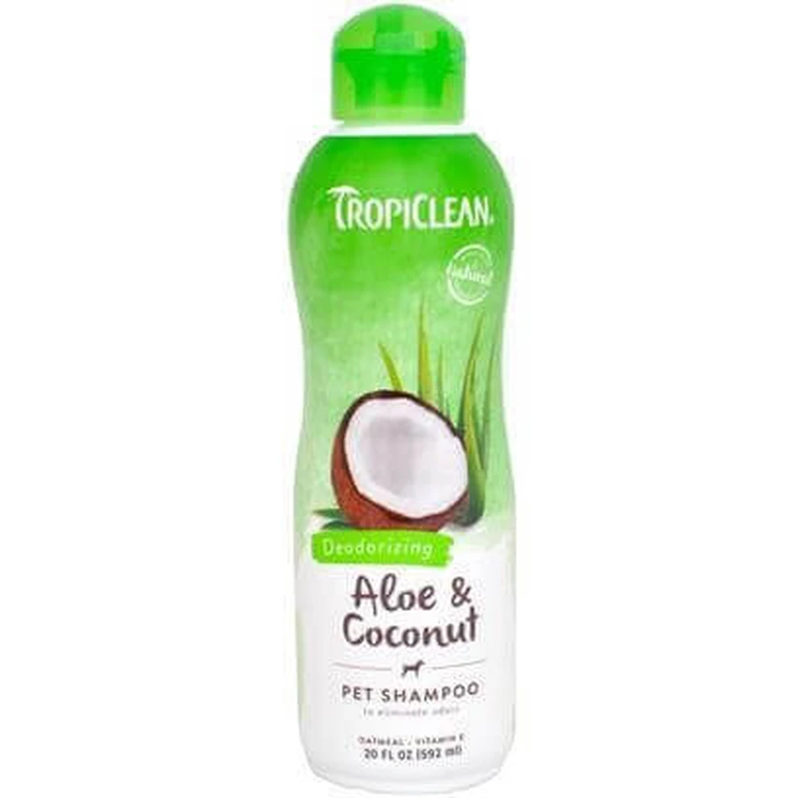 TropiClean Shampoo mit Aloe und Kokosnuss, 592 ml