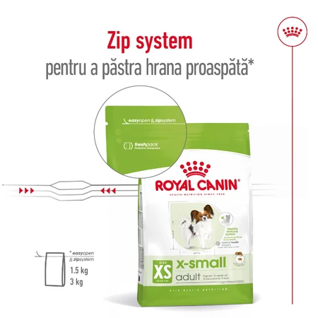 ROYAL CANIN X-Small Adult, droogvoer voor honden, 1,5 kg