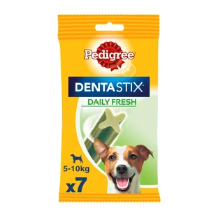 PEDIGREE DentaStix Daily Fresh, hondensnoepjes voor kleine rassen, staafjes, groene thee, 7 stuks