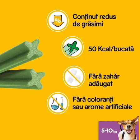 PEDIGREE DentaStix Daily Fresh, hondensnoepjes voor kleine rassen, staafjes, groene thee, 7 stuks