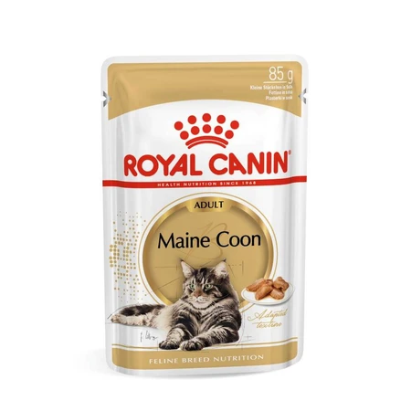 ROYAL CANIN Maine Coon Adult, natvoer voor katten (in saus), 85 g