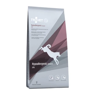 TROVET Hypoallergeen IPD voor honden, insecteneiwit, diëtetisch voer voor honden, droogvoer, bij spijsverterings- en huidaandoeningen, 3 kg