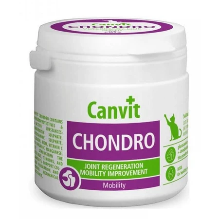 CANVIT Chondro, suplemento para la salud articular de los gatos, frasco de 100 g
