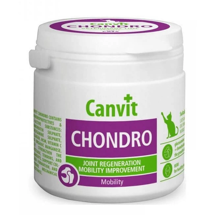 CANVIT Chondro, suplemento para la salud articular de los gatos, frasco de 100 g