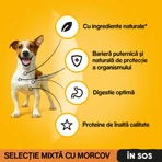 PEDIGREE Chiens de races mixtes, XS-XL, bœuf et dinde, sachets d'aliments humides pour chiens (en sauce), lot de 4, 100 g x 4