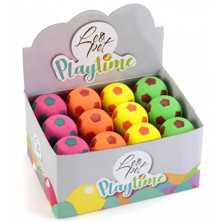 Balón de fútbol LEOPET, juguete para perros para lanzar y recoger, tallas XS-L, goma, actividad física, varios colores
