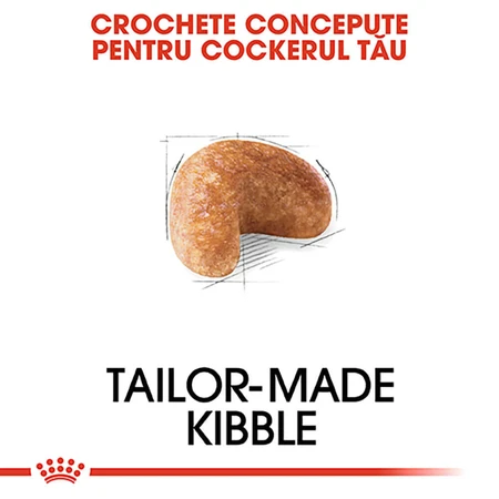 ROYAL CANIN Cocker Adult, Trockenfutter für Hunde, 3 kg