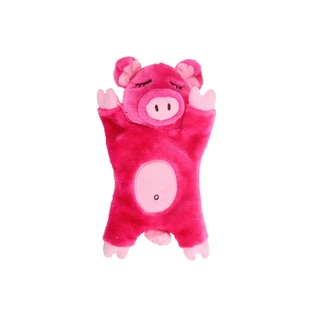 ALL FOR PAWS Schnarchendes Kuschelschwein, Plüsch-Katzenspielzeug, Plüsch, mit Geräusch, rosa, 27 cm