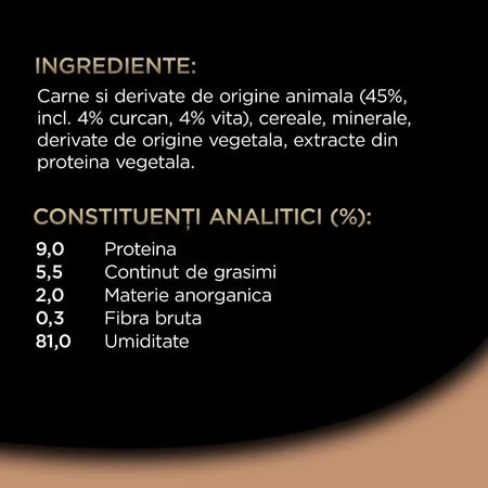 Ragoût CESAR « Country-Style » à la dinde, au bœuf et aux herbes, barquette d'aliments humides pour chien (dans son jus), 150 g