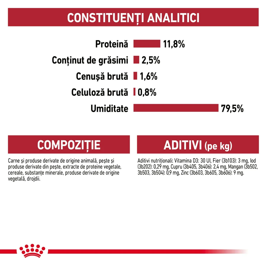 ROYAL CANIN Instinctive Adult, natvoer voor katten (in saus), doos, 85 g x 12 stuks