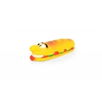 LEOPET Pan divertido, juguete para lanzar a perros, tallas S-L, vinilo, actividad física, multicolor, 18 x 5,5 x 4,5 cm