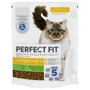 PERFECT FIT Cat Sensitive 1+, Kalkoen, droogvoer voor katten, spijsvertering, 750 g