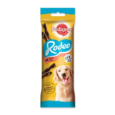 PEDIGREE Rodeo, dog treats, sticks, Beef, 70g