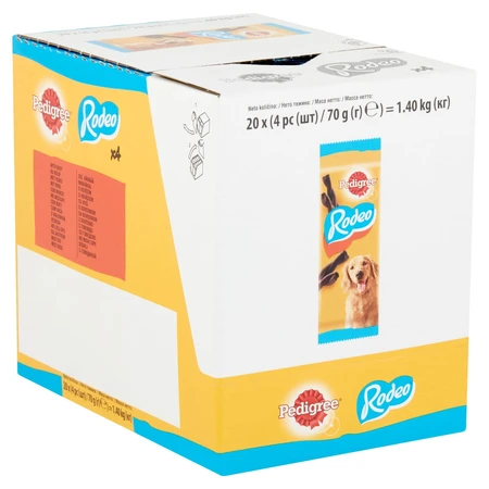 PEDIGREE Rodeo, dog treats, sticks, Beef, 70g
