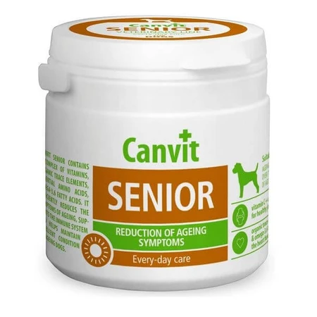 CANVIT Senior, XS-S, Multivitamins for Senior Dogs, Bottle, 100g