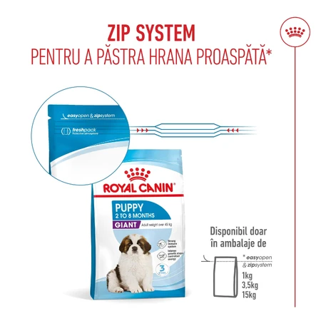 ROYAL CANIN Giant Puppy, croquettes pour chiots, phase 1 de croissance, 3,5 kg