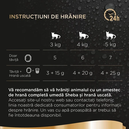 SHEBA Perfect Portions, atún, bandejas de comida húmeda para gatos (en salsa), paquete múltiple, 37,5 g x 6