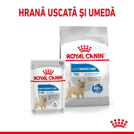 ROYAL CANIN Mini Light Weight Care Adult, pienso seco para perros, para el control del peso, 1 kg