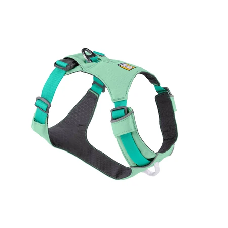 RUFFWEAR Hi & Light Sage Green, dual-point harness (chest & back) for dogs, adjustable, reflective, green, XS (23–33 cm)