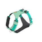 RUFFWEAR Hi & Light Sage Green, dual-point harness (chest & back) for dogs, adjustable, reflective, green, XS (23–33 cm)