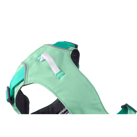 RUFFWEAR Hi & Light Sage Green, dual-point harness (chest & back) for dogs, adjustable, reflective, green, XS (23–33 cm)