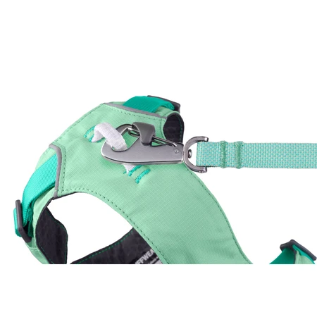 RUFFWEAR Hi & Light Sage Green, dual-point harness (chest & back) for dogs, adjustable, reflective, green, XS (23–33 cm)