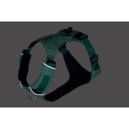 RUFFWEAR Hi & Light Sage Green, dual-point harness (chest & back) for dogs, adjustable, reflective, green, XS (23–33 cm)