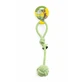 LEOPET, Hundespielzeug aus Seil, S–L, Stoff, Bewegung, grün und weiß, 35,5 cm