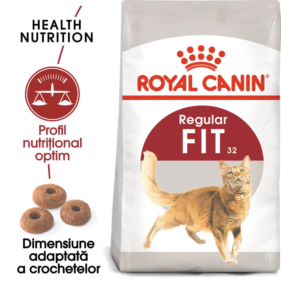 ROYAL CANIN Fit32 Adult, pienso seco para gatos, actividad física moderada, 4 kg