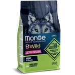 MONGE BWild, XS–XL, Wildschwein, Trockenfutter mit geringem Getreideanteil, 2,5 kg