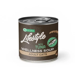 NATURES PROTECTION Lifestyle Sensitive Digestion Suppe, Thunfisch, Nassfutter für Katzen mit einer einzigen Proteinquelle, Verdauungssystem, (Topping), 140 g