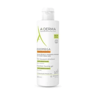 A-DERMA Exomega Control Beruhigendes schäumendes Reinigungsgel zur Linderung von Juckreiz 500 ml